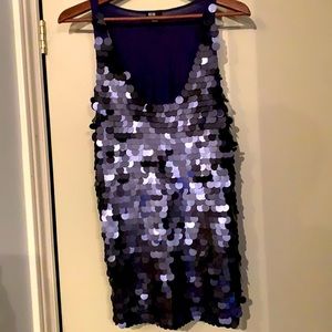 Womens dark navy/purple party dress